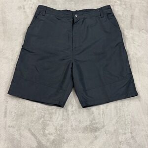 Mountain Club‎ Shorts Mens XXL Blue Ripstop Performance Hiking 9" Inseam Zip Dry